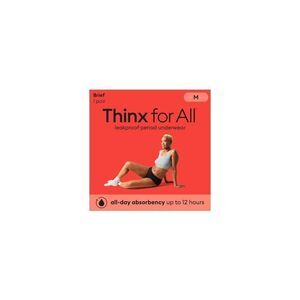 Thinx for all Reusable Leakproof Period black medium women’s briefs